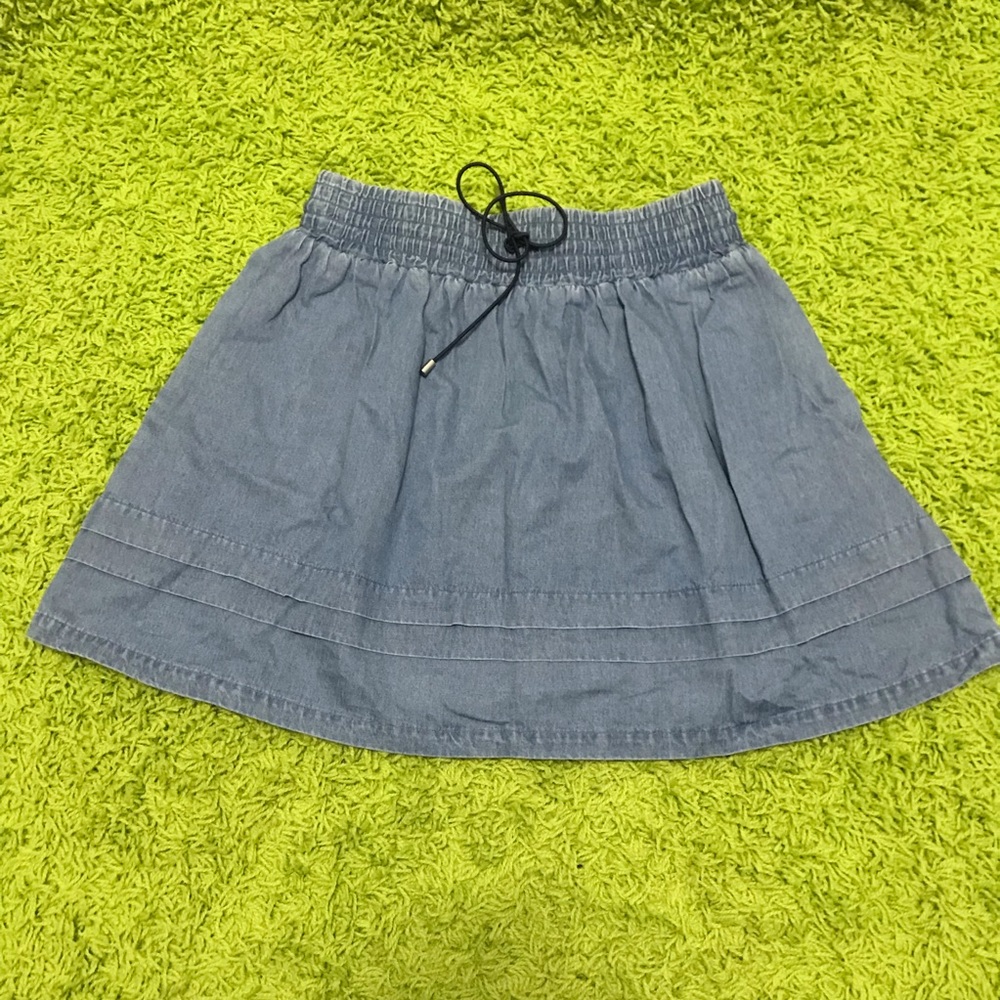 Kate Spade Light Denim Fit and Flare Skirt